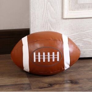 The Draft Stop Football Multi Purpose Decorative Doorstopper Gift Faux Leather